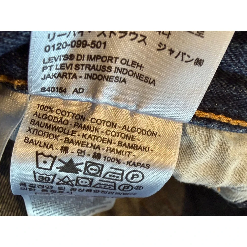 Levi's Button Fly 501 Jeans 36x32 Mens 36‎ x 32 Straight Leg Denim Levi Strauss